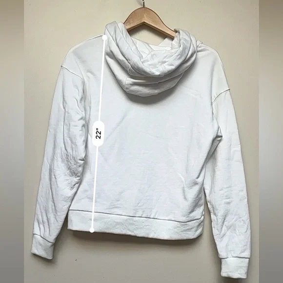 Karl Lagerfeld Ikonik Choupette Cat Embroidered Hoodie XS - White - Picture 9 of 9